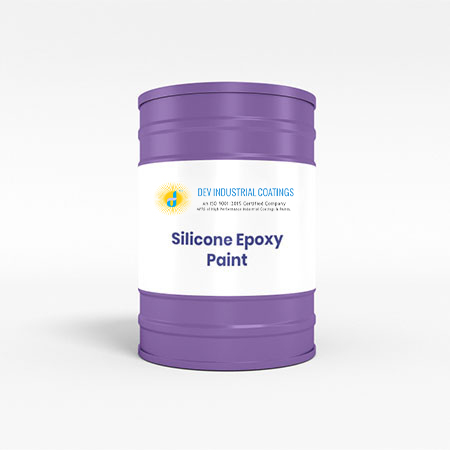 Silicone epoxy paint
